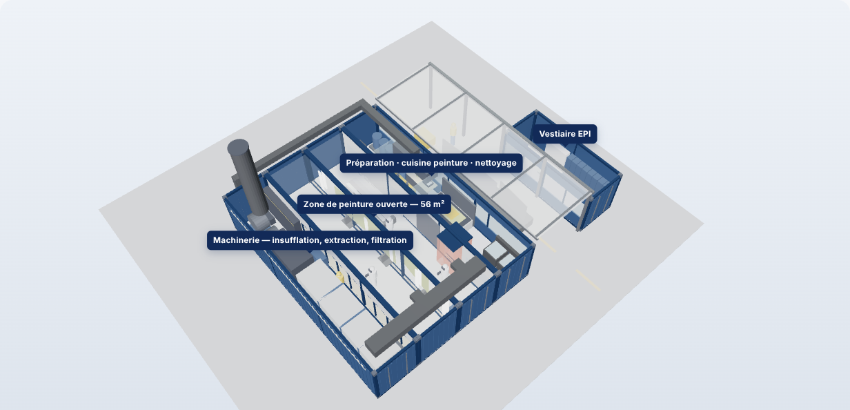 Vue 3D de la configuration CX-7